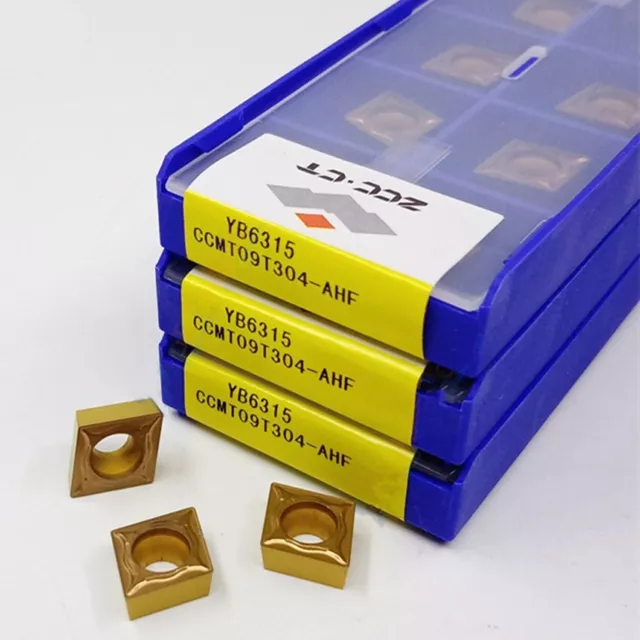 10PCS CCMT09T304-AHF YB9320 ZCC.CT Original CNC blade Carbide Inserts
