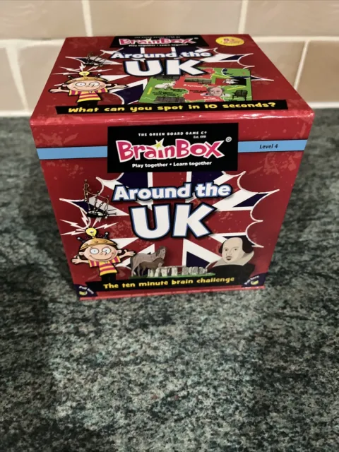BrainBox Around The UK Card Game, New