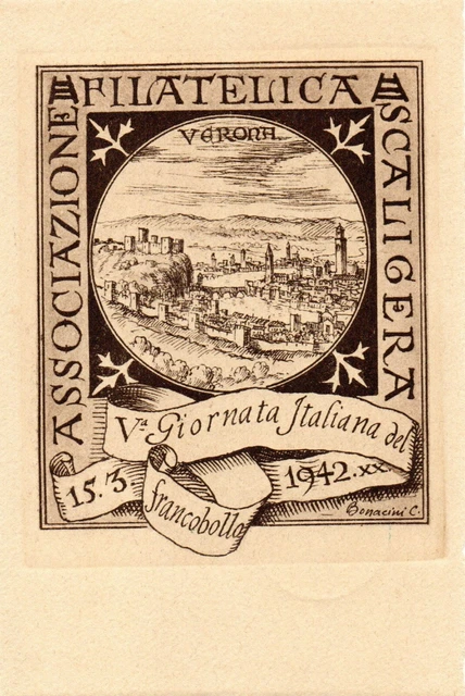 Verona - Ass. Filatelica Scaligera - 1942