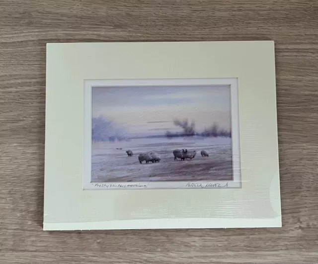 'Frosty Winters Morning’ Signed And Mounted Print By Patrick Durrant