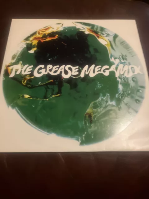 JOHN TRAVOLTA & OLIVIA NEWTON JOHN - THE GREASE MEGAMIX   ORIGINAL UK 12' vinyl