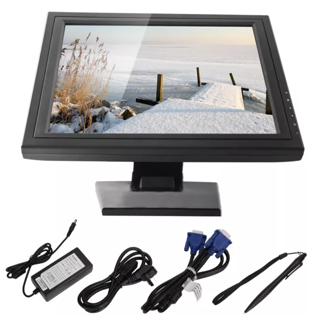 17" Touchscreen Monitor Countertop Touch Screen Kassensystem Kassenmonitor 2