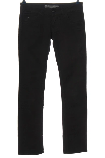 MISS SIXTY Hüfthose Damen Gr. DE 36 schwarz Casual-Look