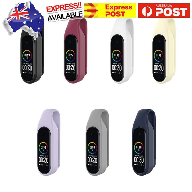 Soft TPU Clip Case with Steel Sheet for Xiaomi Mi Smart Band 6 5 4 3 Accessories