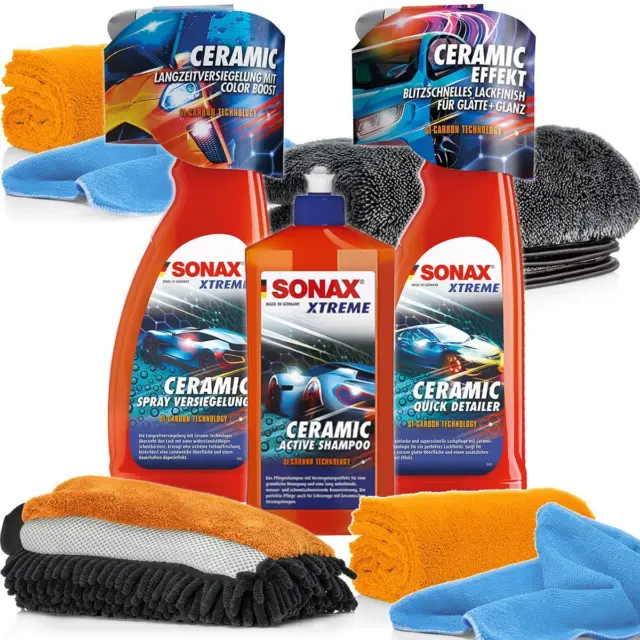 detailmate SONAX XTREME Ceramic Set: SONAX Ceramic Spray Versiegelung 500ml Tuch