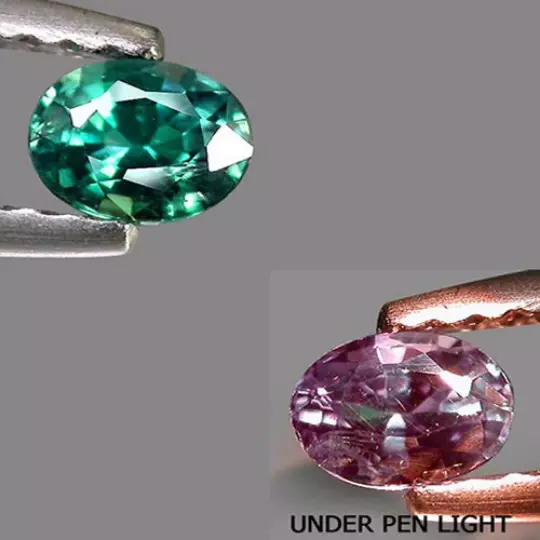 0.427Cts Natural Color Change Alexandrite Gem - Green To Red Amazing Collection!