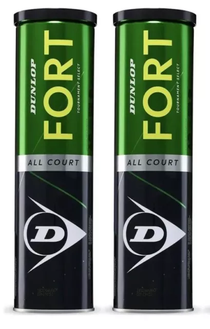 Dunlop Fort All Court Tournament Tennis Balls - 8 Balls