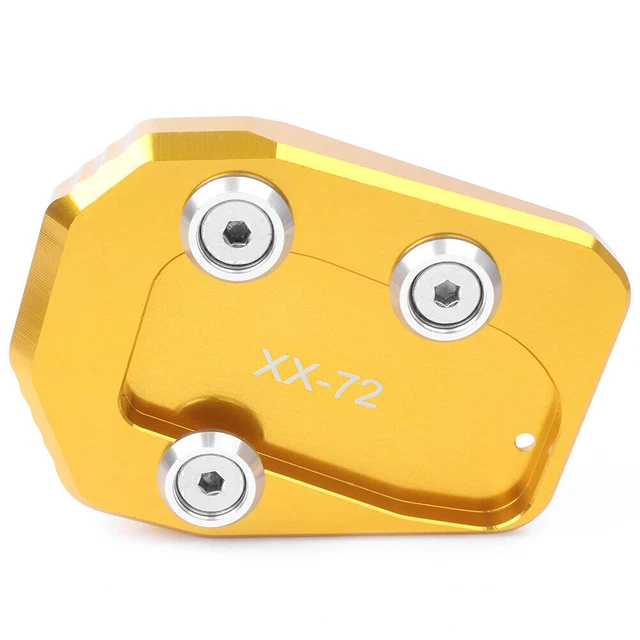 Pad piastra supporto laterale estensione cavalletto in oro per Yamaha MT-09 13-16