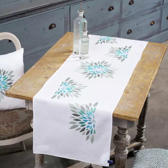 Vervaco Modern Flowers Table Runner Embroidery Kit