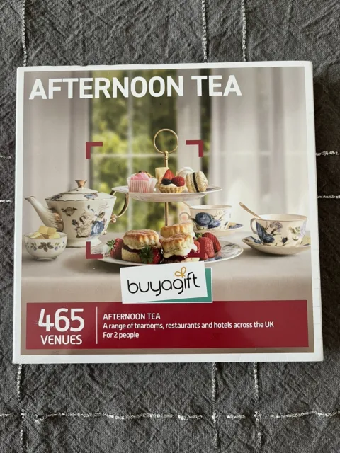 Buyagift Afternoon Tea for 2 ~ new and sealed ~ Christmas gift?