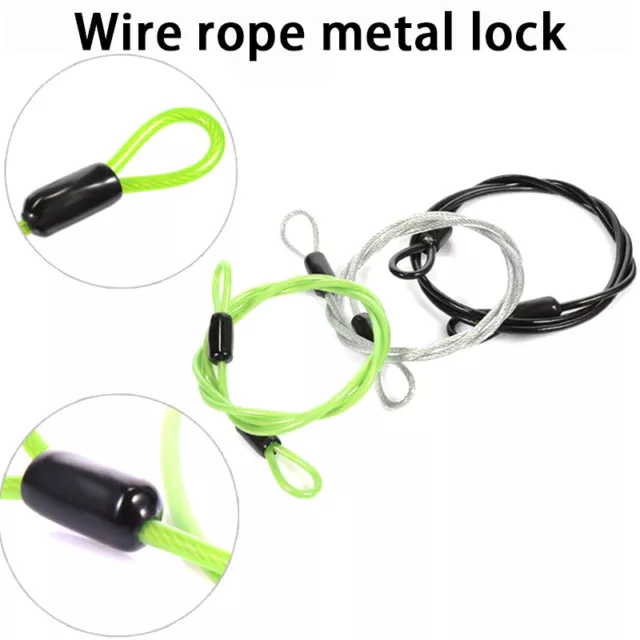 Wire Rope Metal Lock Universal Locking Bike Cover Bicycle Wire Cord Outdoor Lock