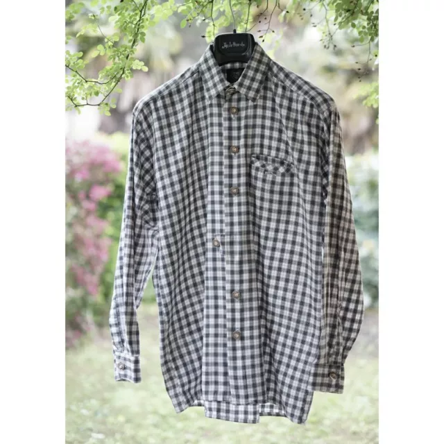 Camicia Uomo Stile Tirolese  Tg. M 39/40 Os