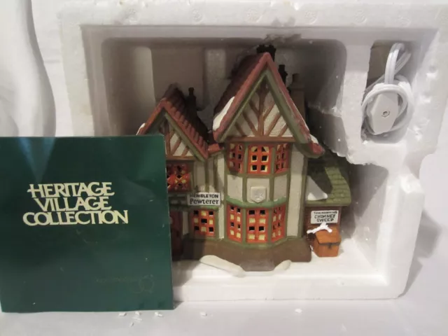 Dept 56 Dickens Village Series Hembleton Pewterer #58009