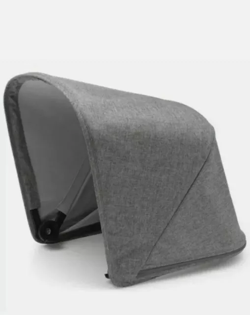 Brand New Bugaboo Cameleon / Fox 1 2 & 3 Sun Canopy - Grey Melange .