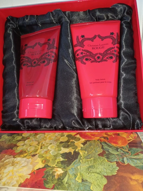 AVON CHRISTIAN LACROIX Rouge Giftset. Shower Gel Body Lotion. Rare
