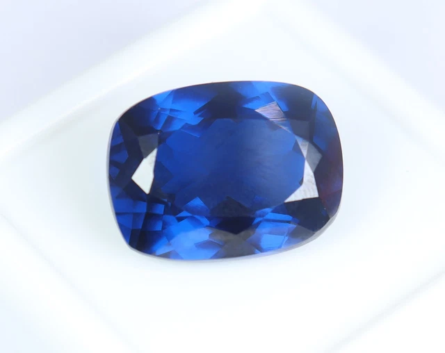 Sans Défaut AAA 18.04 CT Naturel Kashmiri Saphir Bleu Coupe Coussin Libre Gemme