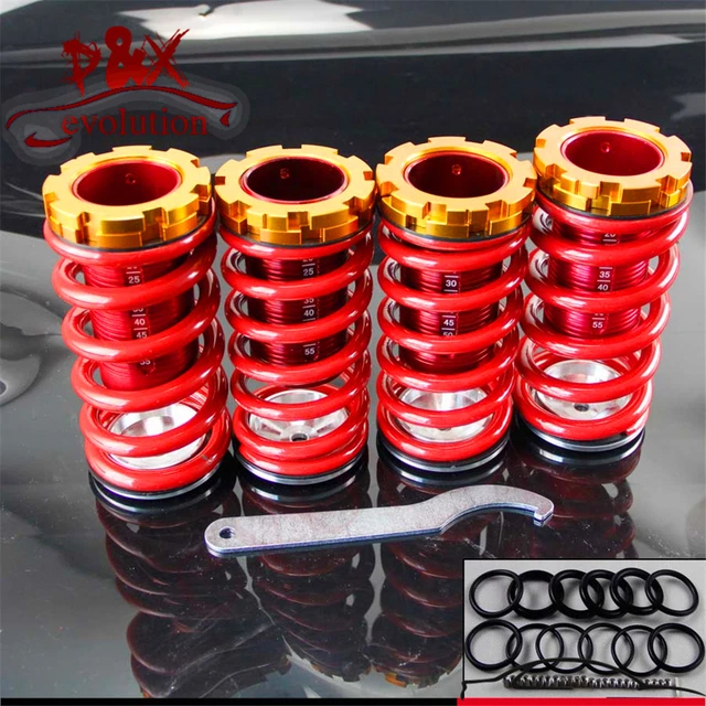 Per Honda Civic 88-00 Molle Avvolgitore Abbassamento Sospensioni Scalabili in Alluminio Per Honda Civic 88-00 Molle Avvolgitore Abbassamento Sospensioni Scalabili in Alluminio
