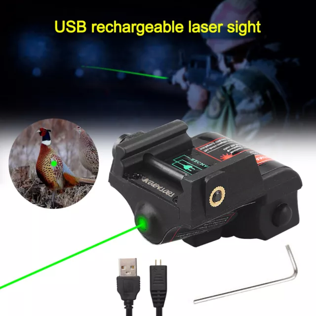 Grün/Rot Dot Laser Sight Leuchtpunktvisier Zielfernrohr 20mm Picatinny Rail DHL