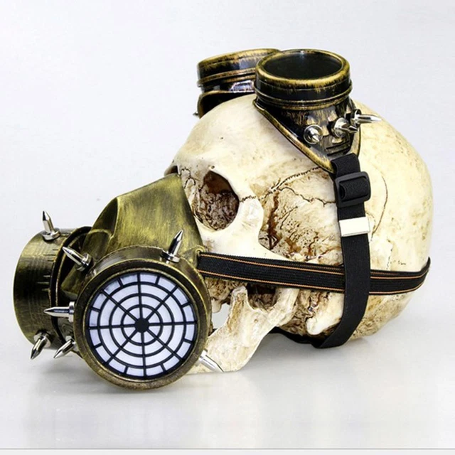 Costume de lunettes à gaz Steampunk Halloween