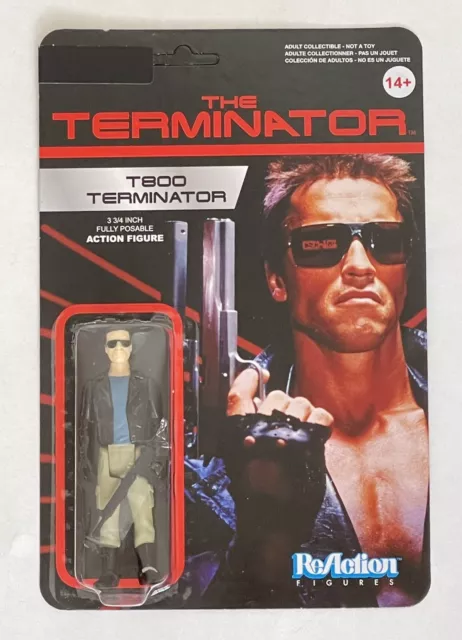 The Terminator T800 Vintage Style Funko ReAction Actionfigur Super 7
