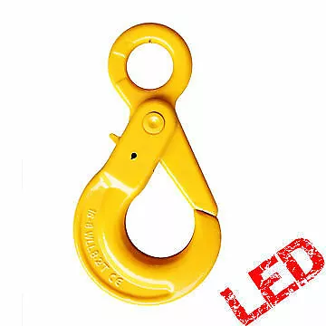 NEW industrial lifting equipment 16mm G80 Eye Self Locking Hook