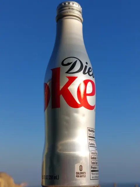 2009 Coca Cola Diet Coke 0 Calorie 8.5 FL OZ Aluminum Bottle ~ Turner Duckworth