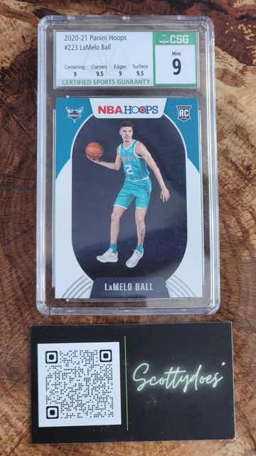 2020-21 PANINI NBA Hoops - #223 LaMelo Ball (RC) CSG 9 EUR 7,45