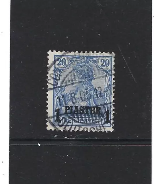 Deutsche Post in der Türkei:  Germania mit Aufdruck; Mi.-Nr.  14II °/used