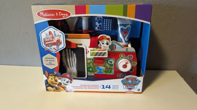 Melissa & Doug PAW Patrol Marshalls Arztset, Rettungswagen aus Holz,NEU & OVP