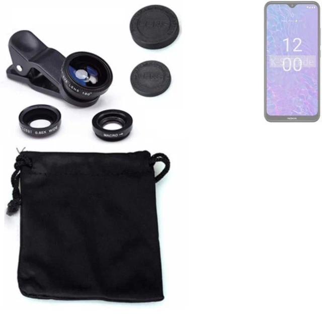 Pour Nokia C210 Objectifs Smartphone Lentilles fisheye macro grand angle