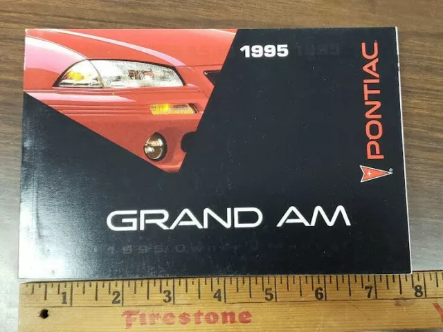 1995 PONTIAC Grand Am - Original - Owner's Glove Box Instruction Manual