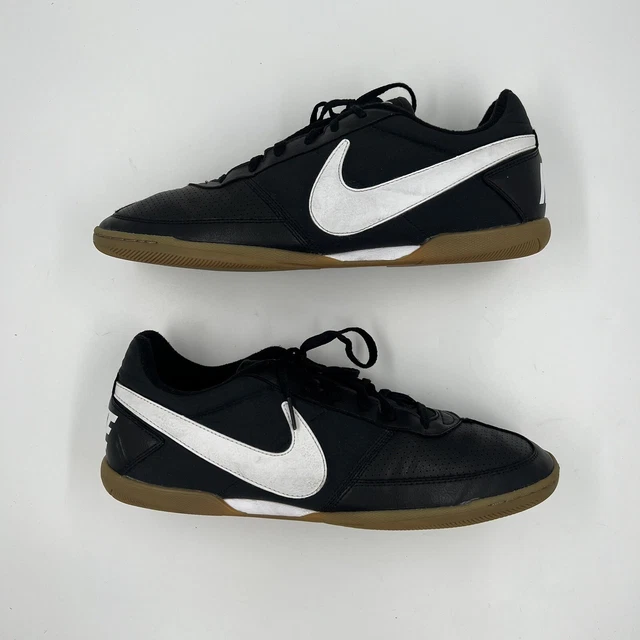 NIKE MEN’S DAVINHO (IC) Soccer Shoe Black/White 12