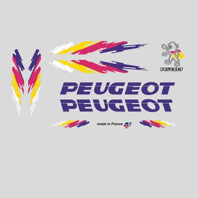 Peuegot 107 Rpo Sticker PEUGEOT BICYCLE CADRE Stickers - decals - N.10 EUR 35,35 - PicClick FR