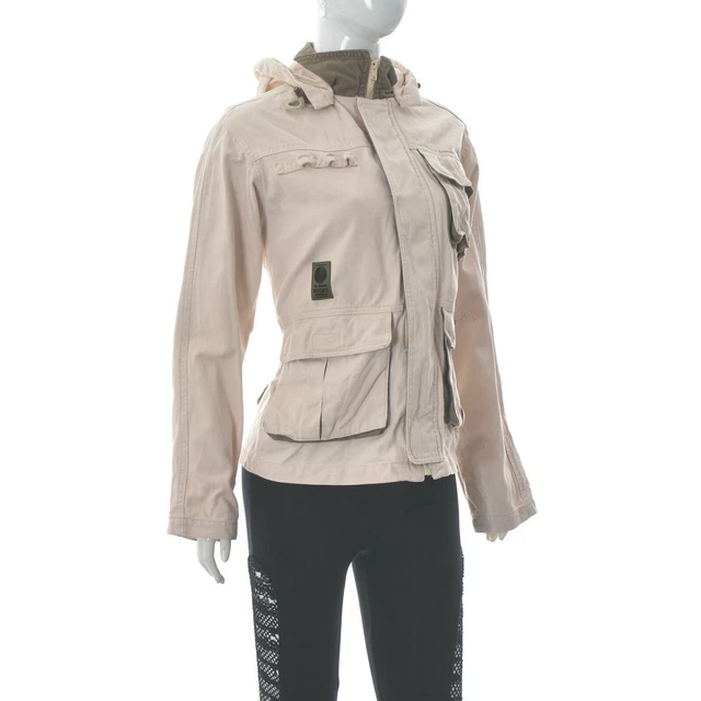 Palomino Kids Girls Sand Troopers Defence Hooded Military Cargo Jacket Size158cm
