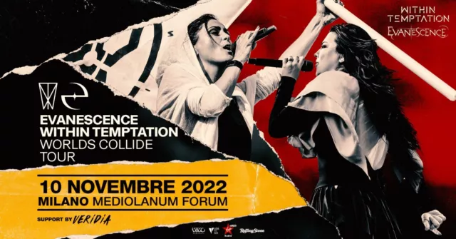 Vendo 3 biglietti per il concerto dei Within Temptation a Milano - 10.11.2022