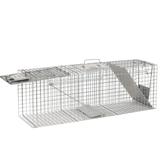 Havahart Animal Trap/ Cage 11.40"x36.70"x13.10" Galvanized Steel Large 2-Door