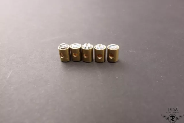 Schraubnippel Set (5,5mm x 7,5mm) Gas Gang Seilzug für Vespa PX PK