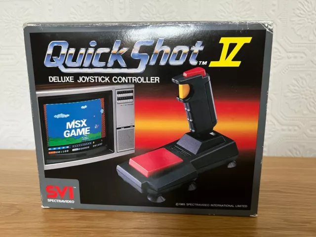 Seltener funktionsfähiger Joystick in Boxed VIC-20 Spectravideo Quickshot IV - Angebot machen 🙂