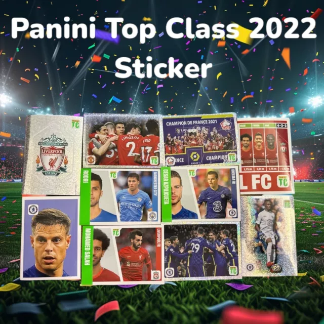 Panini Top Class 2022 Fußball Sticker Nr. 1 - 100