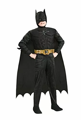 Batman Dark Knight Rises Child's Deluxe Muscle Chest Batman Costume with Mask,