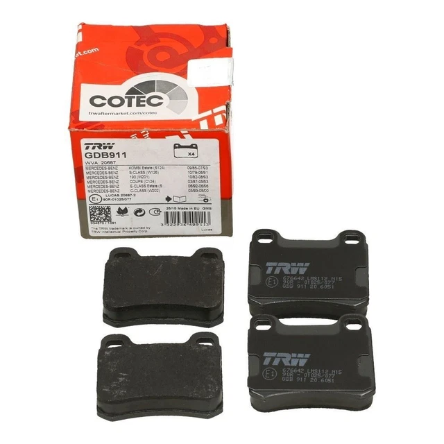Kit pastiglie freno, Freno a disco - TRW GDB1111
