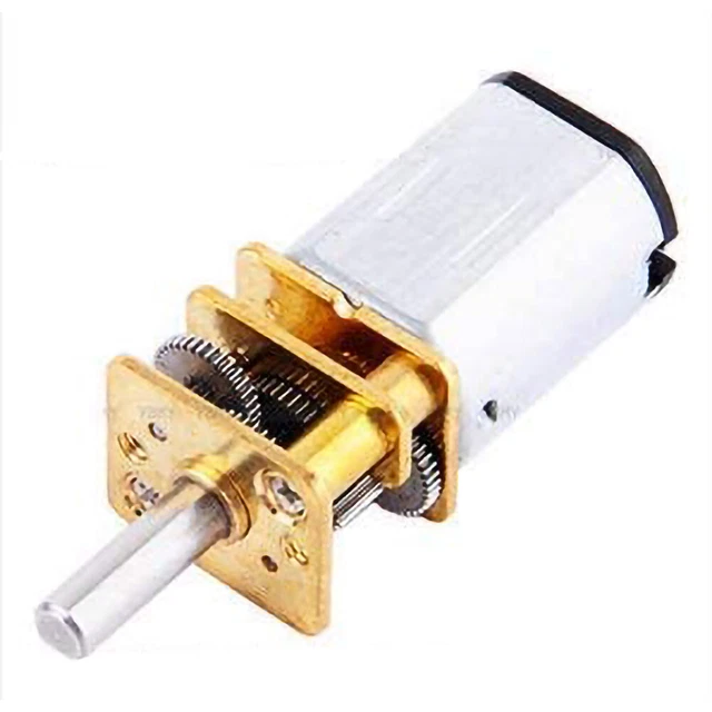 Moteur à Engrenages DC 12V 200RPM - Haut Couple Pour Projets Robotiques Et DIY