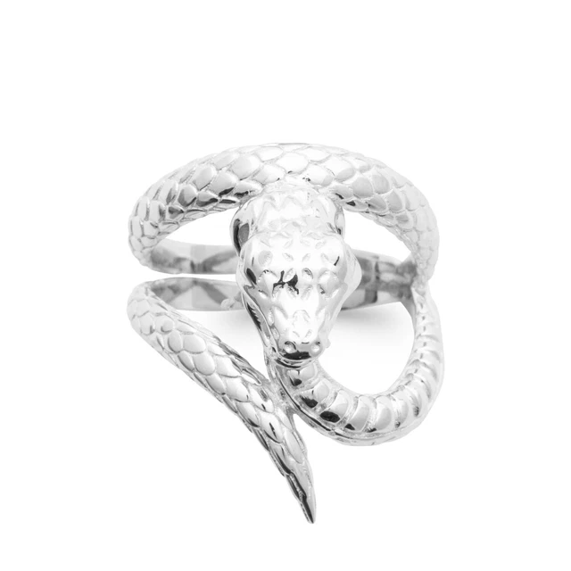 Bague Serpent Homme/Femme - Design Fendu - Alliage - Taille 5x3,5 Cm - Neuf Avec étiquettes