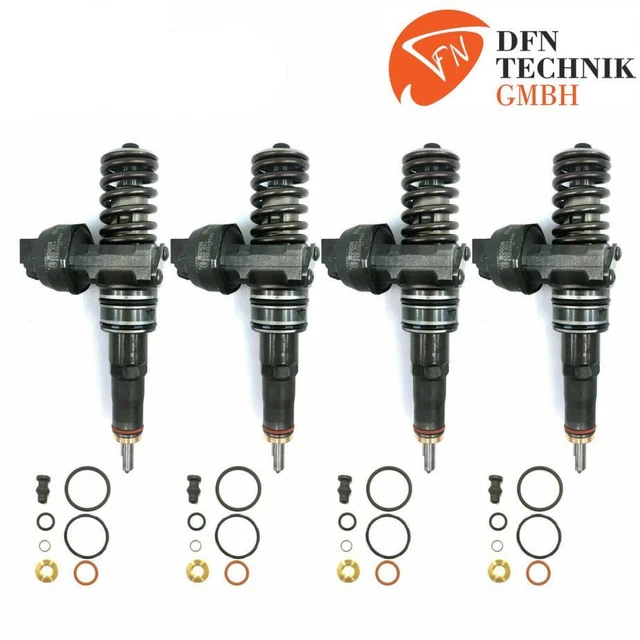 4x Bosch Unité de Buse - Pompe - VW T5 - Touareg 2.5 Tdi - 0414720210 Injecteur