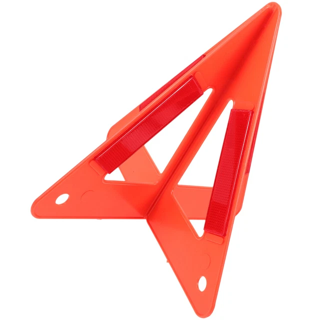 Folding Triangle Sign REFLECTIVE ROAD MARKERS Folding Roadside Triangles Sign Warning £9.18 ...