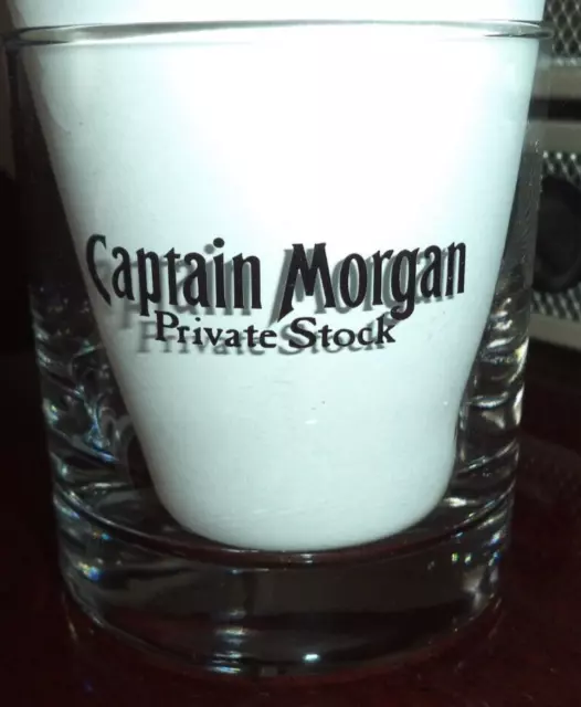 Captain Morgan Private Stock Cocktail Glass Lowball