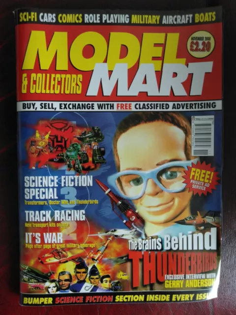 MODEL & COLLECTORS MART Magazine Nov 2000 Science Fiction Special Track Racing