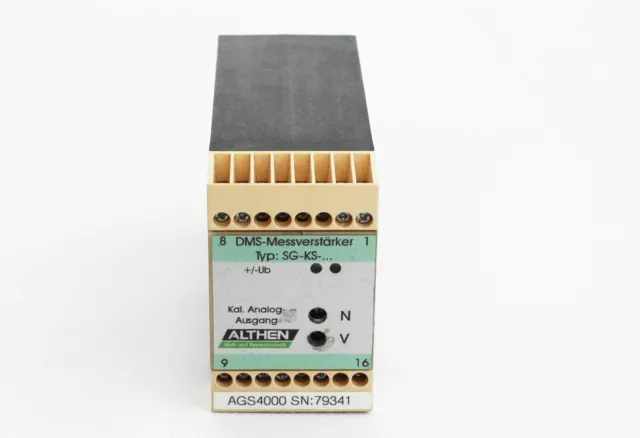 ALTHEN DMS-Messverstärker SG-KS8 24VDC SG-KS-24-010-5kHz SN 79341 AGS4000-010AAB