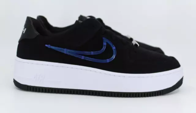 Women's shoes Nike W Air Force 1 Sage Low LX Black/ Deep Royal