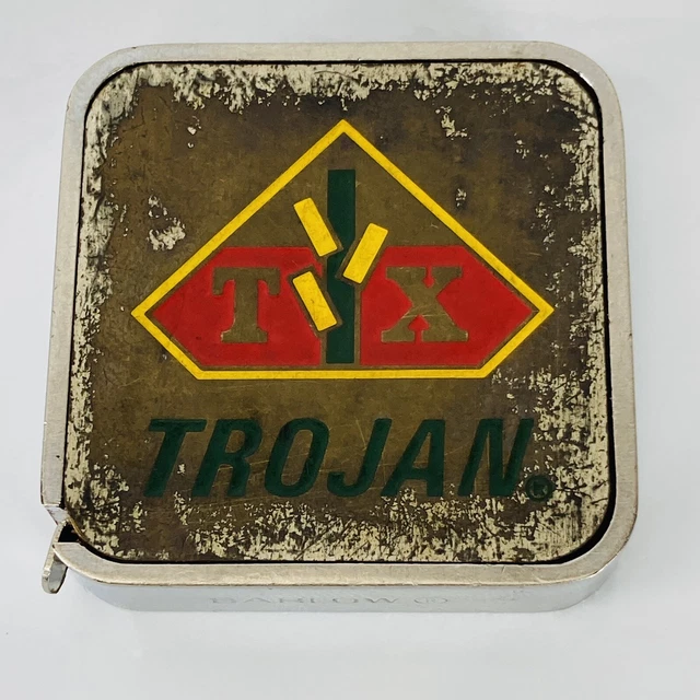 Barlow Tape Measure Rule Trojan TX Seed Corn Feed AG VTG Advertising Farm